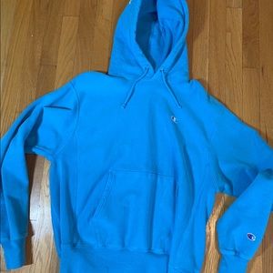 Champion Light Blue Pullover Hoodie